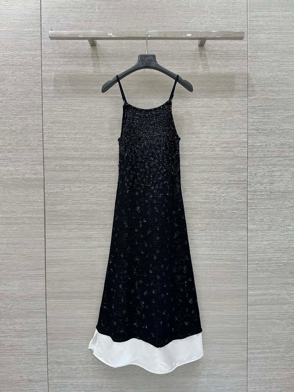 CC 25 Camisole Dress Black Polyamide