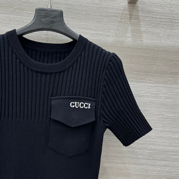 Abito in maglia Gucci 25 in viscosa nera