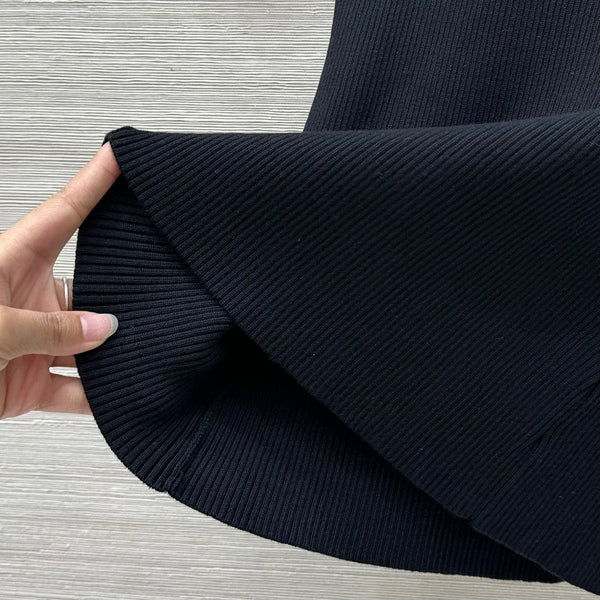 Gucci 25 Knitted Top Black Viscose