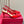 VLOGO SIGNATURUE CHERRY RED PATENT LEATHER SLINGBACK PUMP 80MM