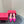 VLOGO SIGNATURUE BRIGHT PINK PATENT LEATHER SLINGBACK PUMP 80MM
