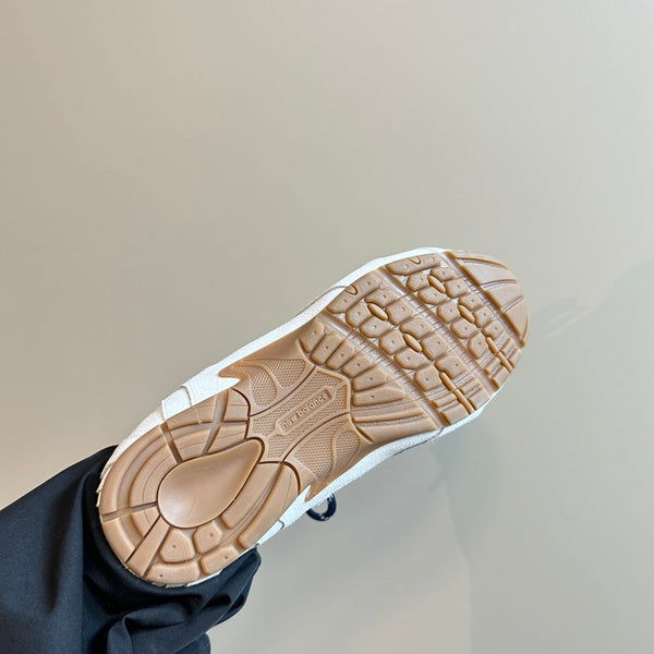 Miu x Balance 530 SL Sneakers White Fleece Lining Suede