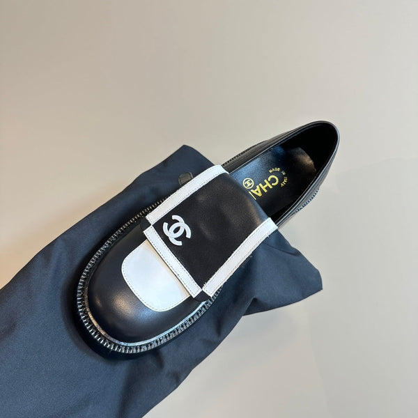 CC Moccasins 65mm Black Calfskin