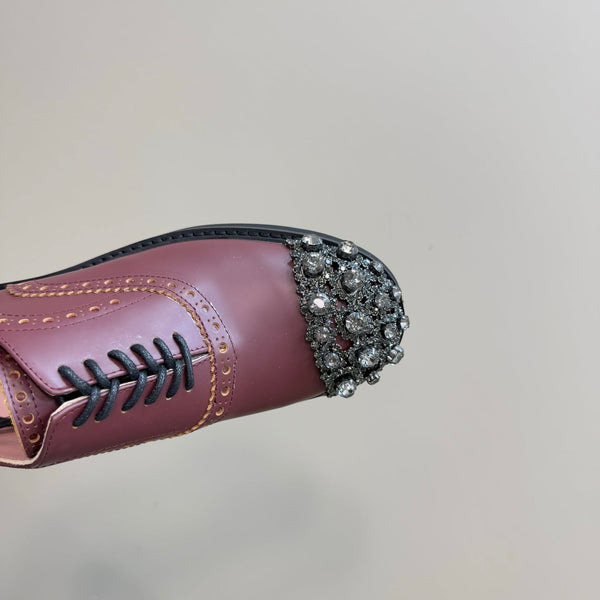 Viv Loafers Earthy Pink Pearl Cowhide 299781