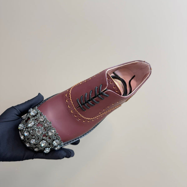 Viv Loafers Earthy Pink Pearl Cowhide 299781