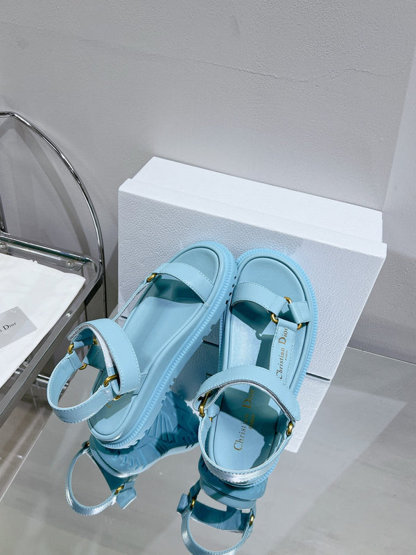 CD D-Wave Sandal In Could Blue Cowhide 100749