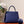 KELLY SELLIER 25 BAG IN NAVY BLUE OSTRICH LEATHER WITH GOLD HARDWARE (MADE - TO - ODER)