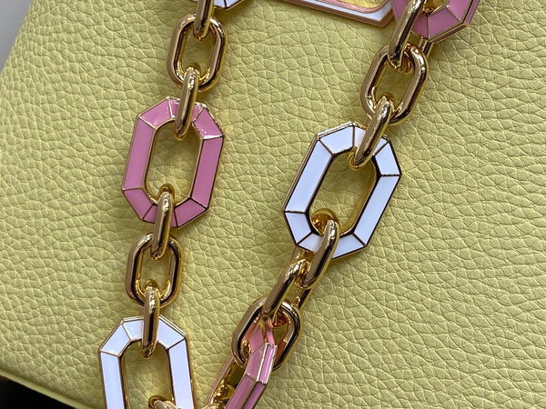 CAPUCINES BB 27 YELLOW TAURILLON GOLD HARDWARE