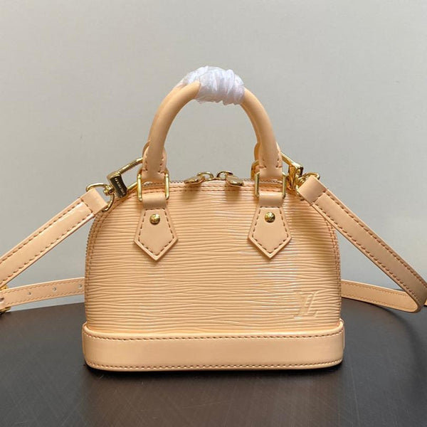 alma nano 18 beige epi calfskin