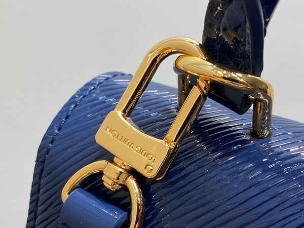 LV Cluny Bag Sapphire Blue Epi leather
