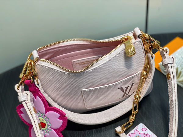 Marellini LV x TM Bag 19cm Pink Epi Leather 334109