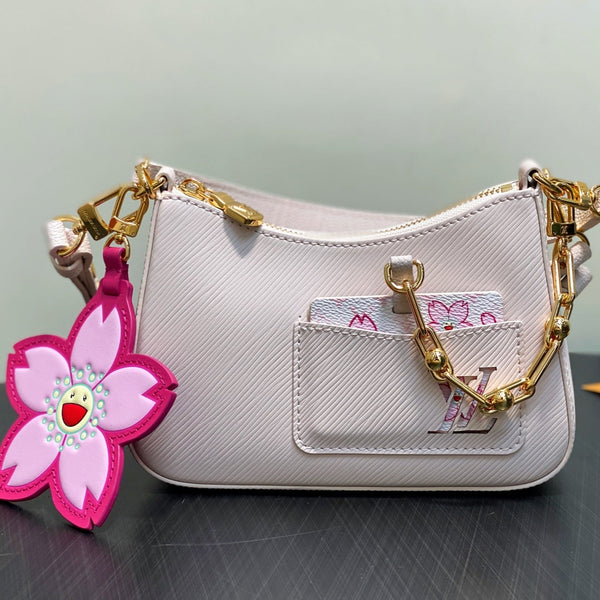 Marellini LV x TM Bag 19cm Pink Epi Leather 334109