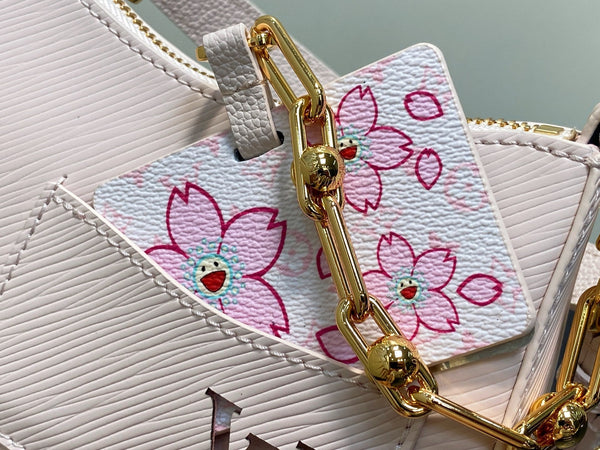 Marellini LV x TM Bag 19cm Pink Epi Leather 334109