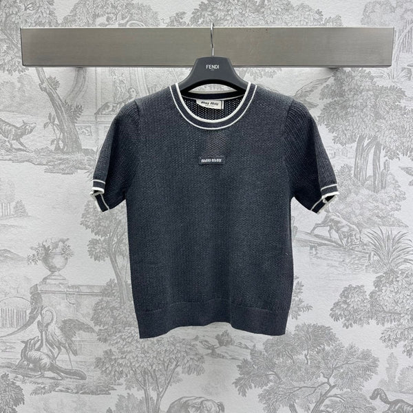 Miu 25 T-Shirt Lana Nera 232002