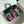 BIRKIN 25 BAG IN BLACK CALFSKIN WITH COLORFUL STICKER (MADE - TO - ODER)