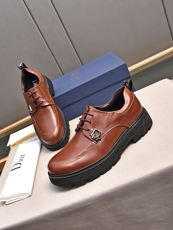 CD EXPLORER LACE-UP LOAFER BRICK CALFSKIN