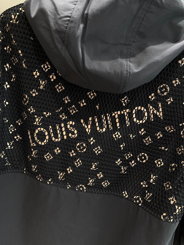 LV HOODED JACKET BLACK 238903