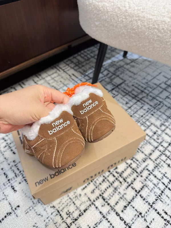 Miu Balance 530 SL Sneakers fleece lining Dark Brown Suede