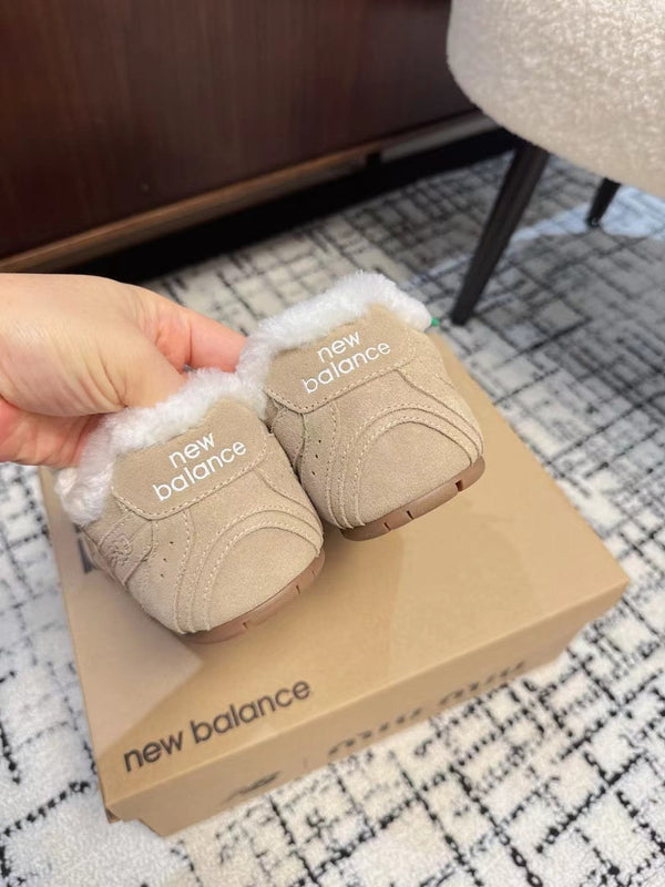 Miu Balance 530 SL Sneakers Fleece Lining In Light Brown Suede