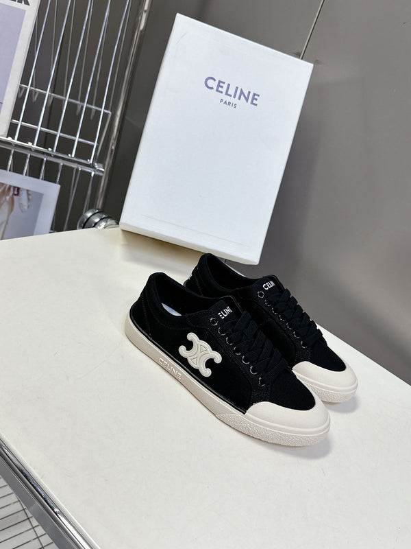 CELINE 25 Sneaker Black Canvas 285969