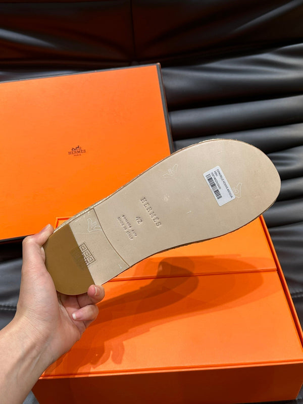 SANDALO ESPADRILLAS HM ANTIGUA IN CAMOSCIO BEIGE