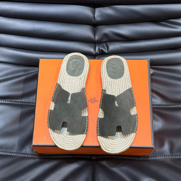 HM ANTIGUA ESPADRILLE SANDAL OLIVE SUEDE