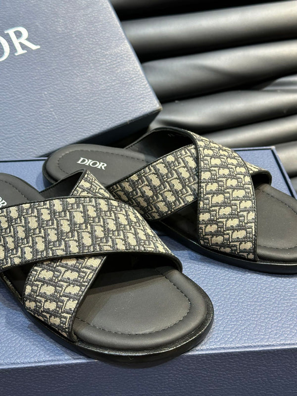 CD ALIAS SANDAL JUNIPER AND BEIGE JACQUARD