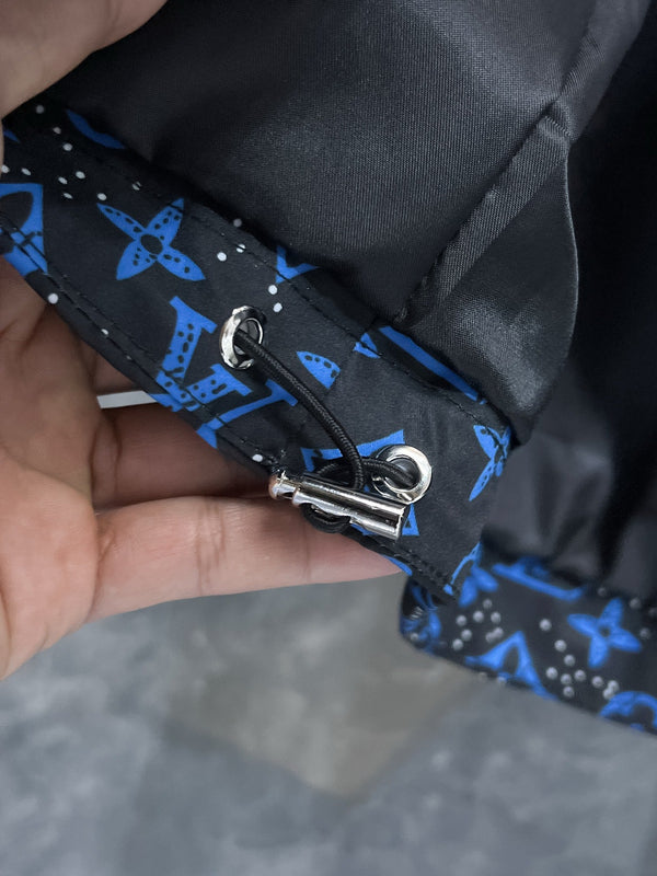 GIACCA MONOGRAMMA LV BLU COBALTO NERO MIX 239572