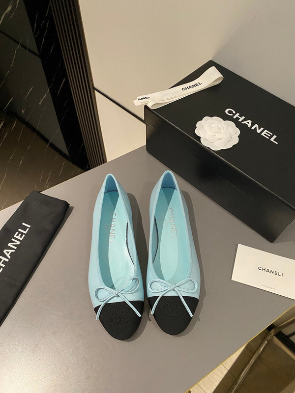 ballerina tiffany blu vitello grosgrain nero