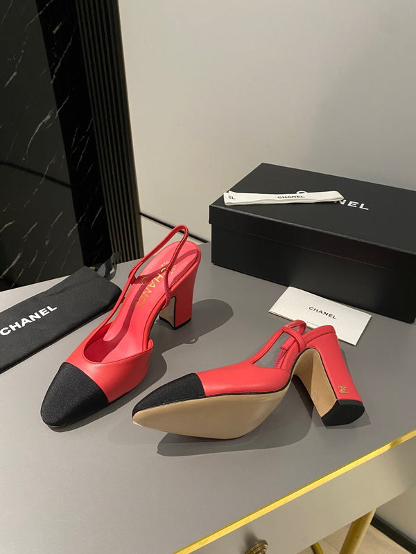CC Slingback 95mm Red Lambskin