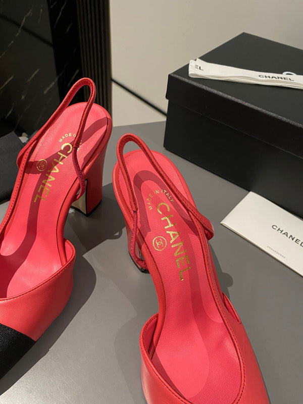CC Slingback 95mm Red Lambskin