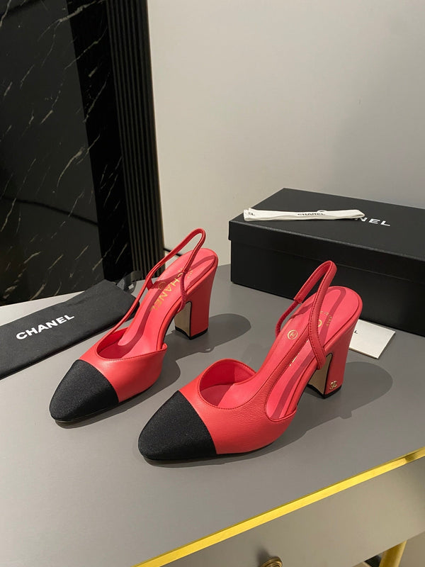 CC Slingback 95mm Red Lambskin