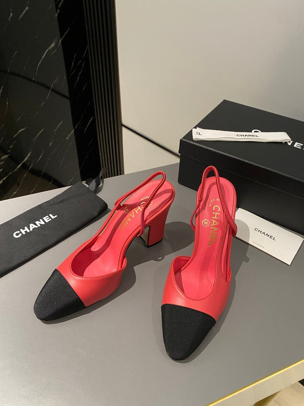 CC Slingback 95mm Red Lambskin