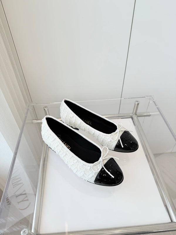 CC Ballerina in tessuto bianco 238773