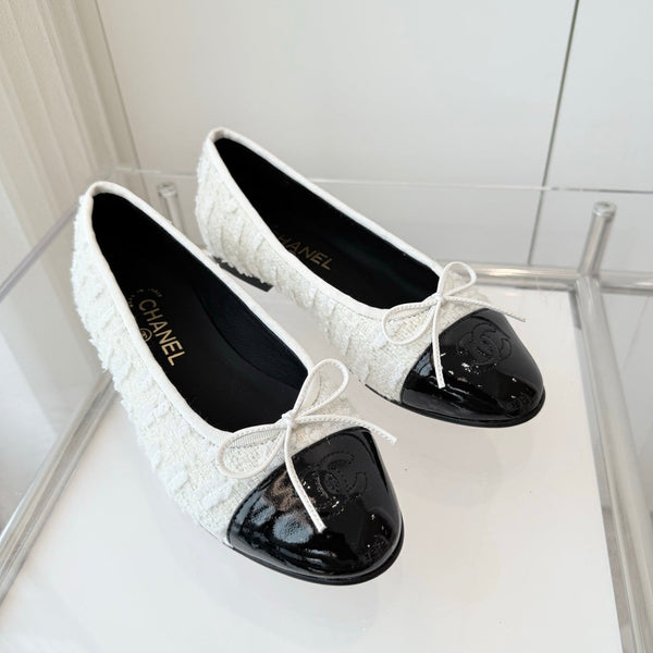 CC Ballerina in tessuto bianco 238773