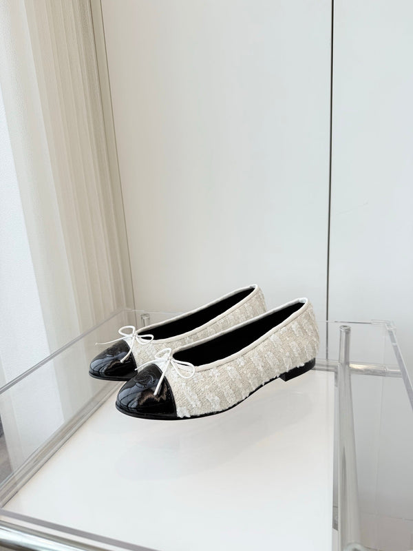 CC Ballerina in tessuto bianco 238773