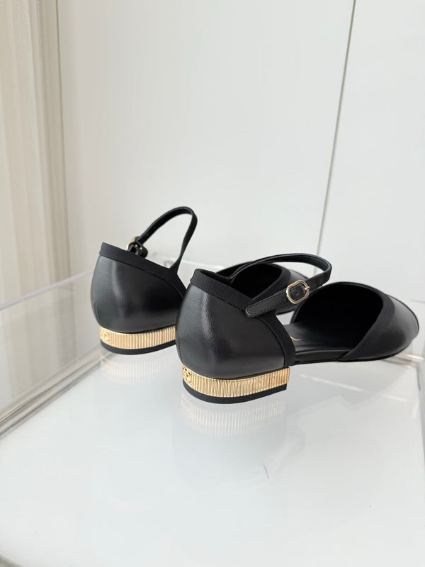 CC 25 Mary Jane Black Sheepskin 238754