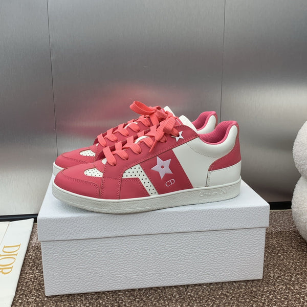 CD Star Sneaker Coral Pink Calfskin