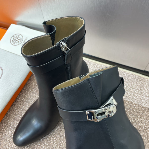 Stivaletto HM Saint Germain 65mm in pelle di vitello nera 975168