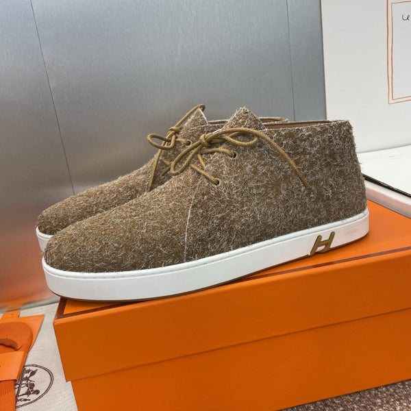 HM 25 Klicker Sneaker Brown Woolen Calfskin 373016