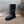 CD Ankle punk-inspired women's boots black cowhide