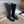 CELINE 25 high boots with locks black calfskin 433393