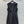 LV 25 Logo Jacquard Sleeveless Denim Straight Dress Black Cotton