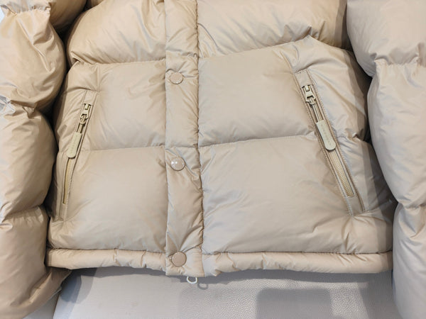 Bur 25 Down Jackets Beige Polyester 292542