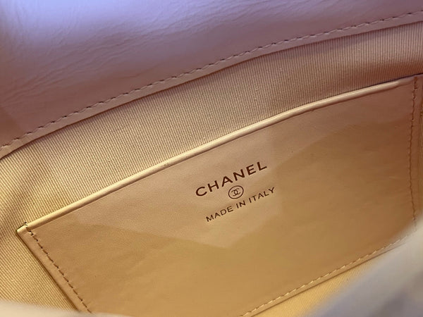 CC Handle Vintage Bag 19cm Pink Caviar 277777 GHW