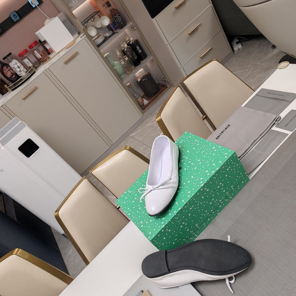 Balen 25 bow ballet flat white sheepskin 184479