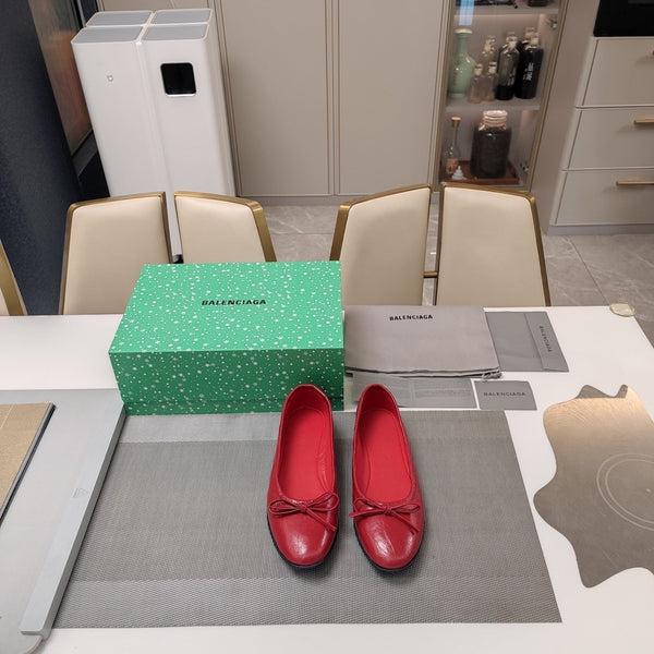 Balen 25 bow ballet flat red sheepskin 184482