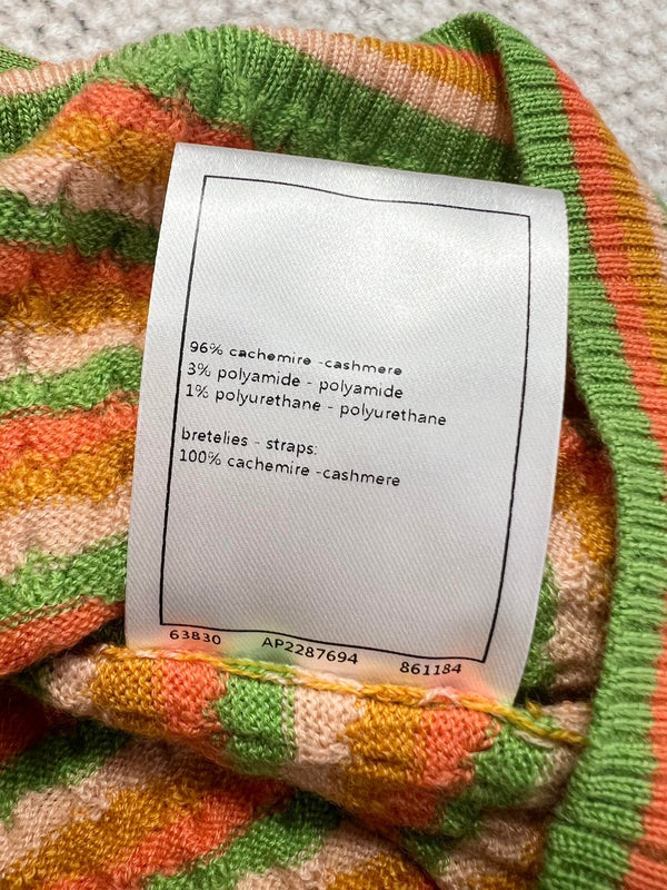 CC Tank Top Multicolor Wool Cashmere