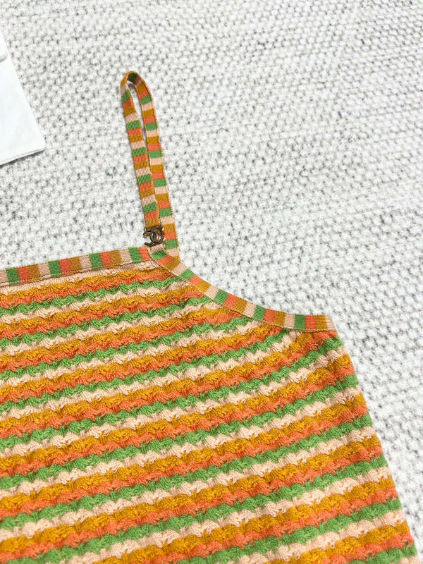 CC Tank Top Multicolor Wool Cashmere