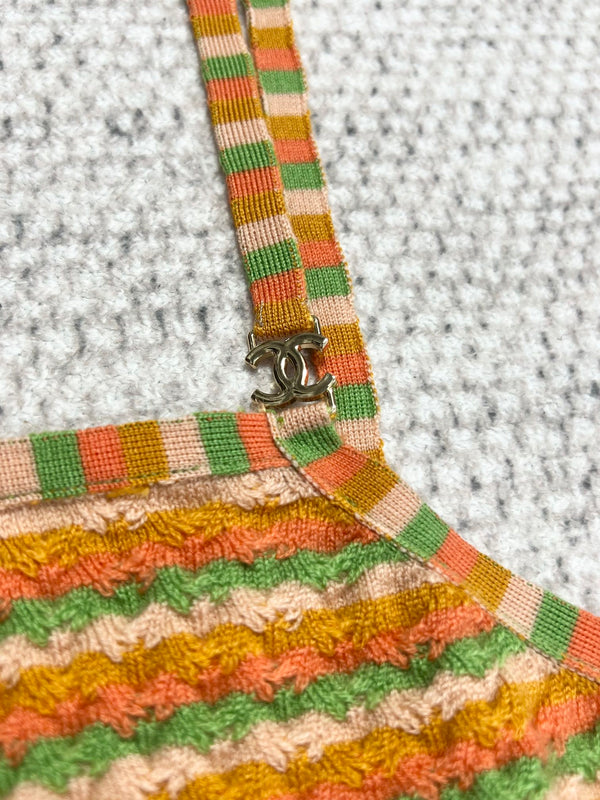 CC Tank Top Multicolor Wool Cashmere